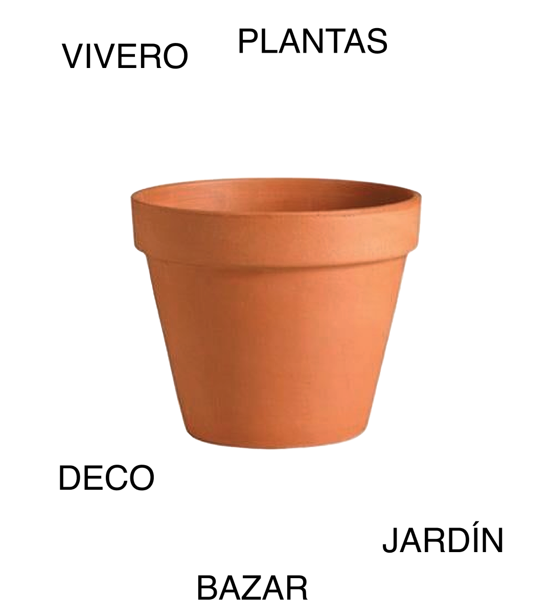 Classic terracotta pot - Mercado Botánico